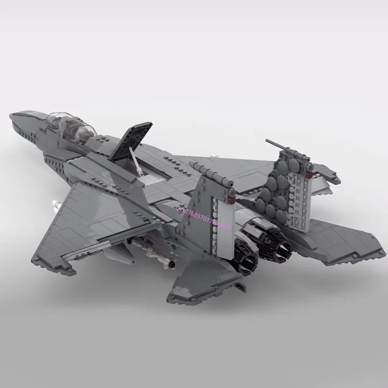 1281 peças ww2 militar moc 1:33 escala F-15 e strike eagle jet lutador modelo ideias criativas brinquedo de alta tecnologia blocos de avião de veículo aéreo