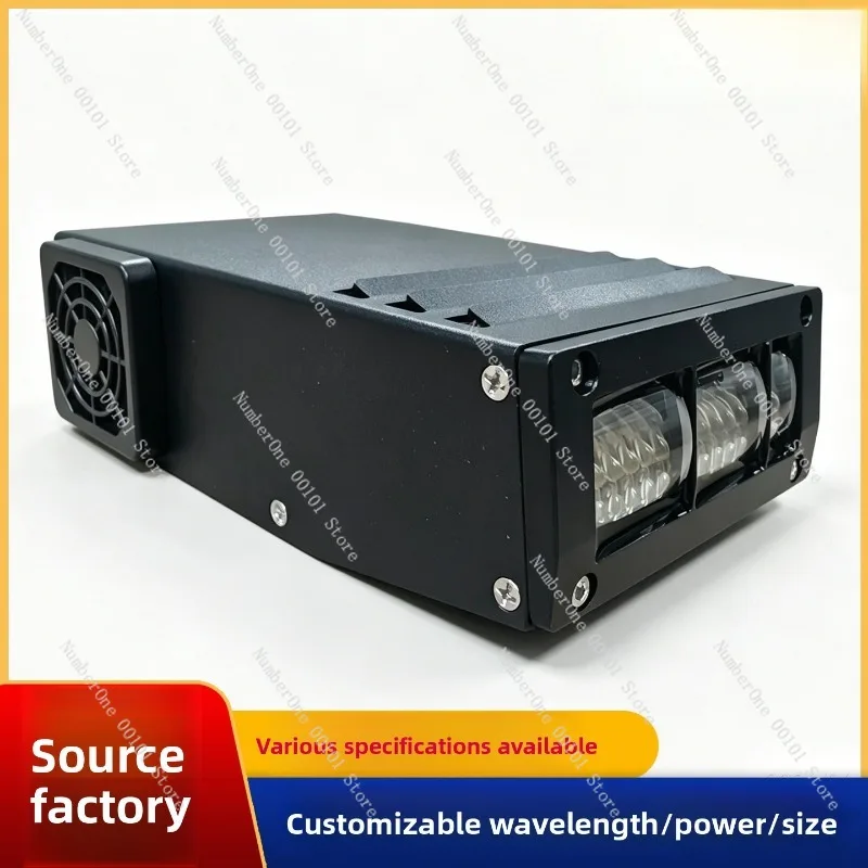 Industrial UV Curing Lamp 365nm 395nm, High‑Intensity LED Source, Air‑cooled Water‑cooled Optional OEM Available