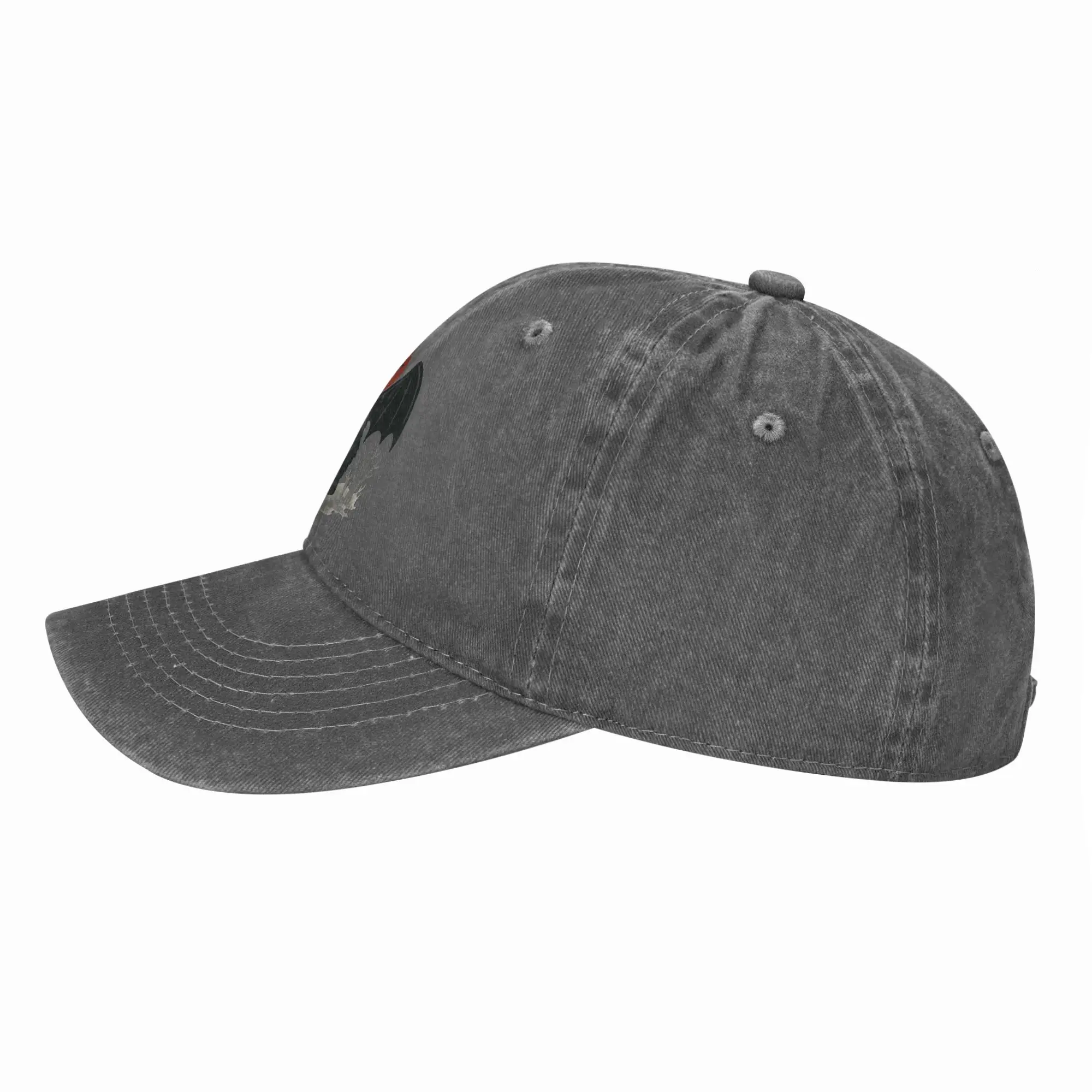 Cryptid Mothman Unisex Style Baseball Cap  Distressed Washed Hats Cap Vintage Outdoor All Seasons Travel Adjustable Headwear