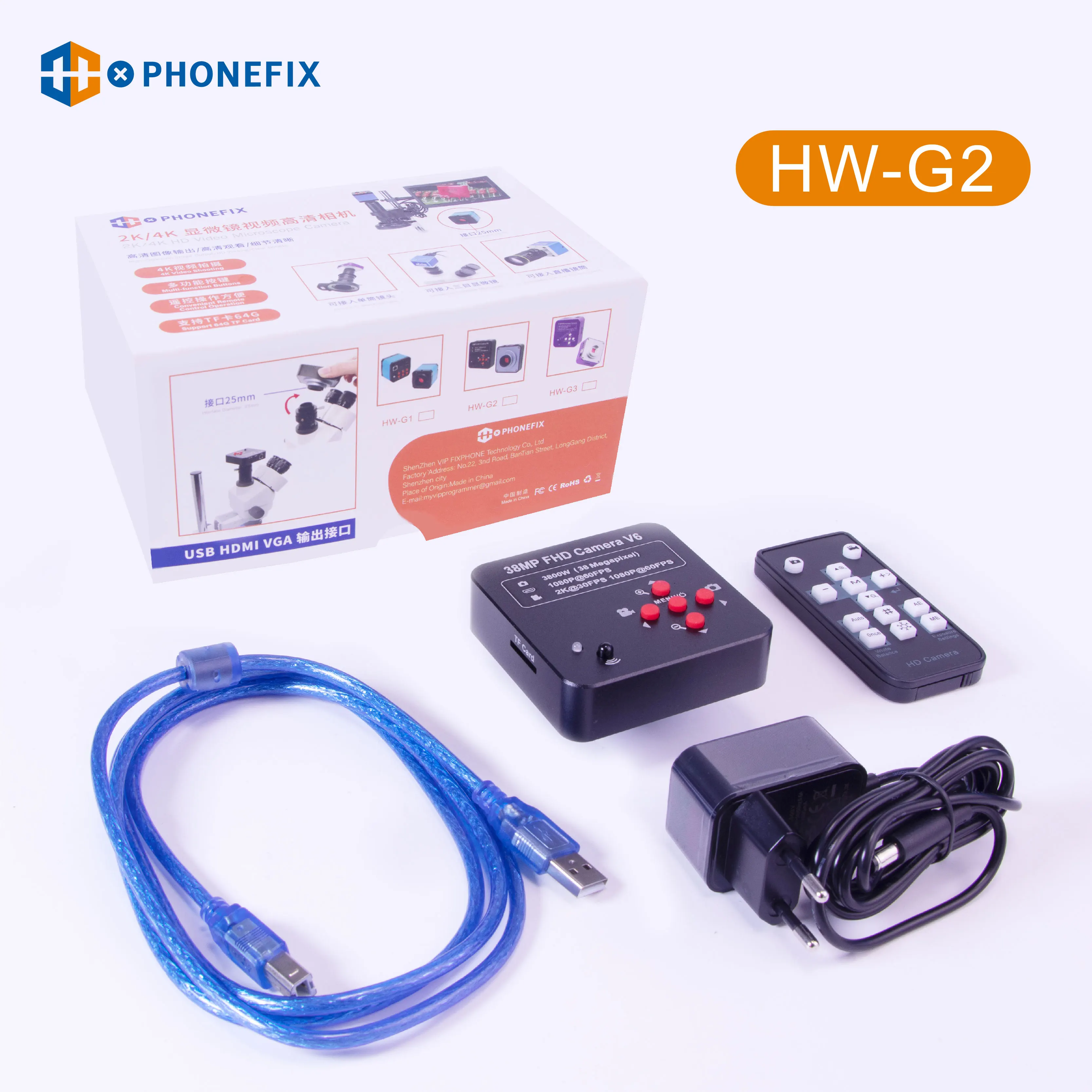Microscópio Digital 38mp Câmera Hdmi 1080p 60fps Vídeo Usb C-mount Câmera hd para Microscópio Estereoscópico Trinocular Reparo de Telefone Pcb