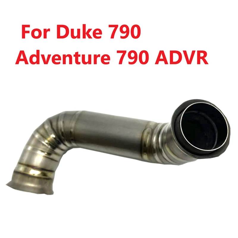 

Titanium Alloy Motorcycle Exhaust Front Link Pipe for KTM Duke 790 ADV R RALLY 2018-2020 2021 2023 Moto Escape Muffler Systems
