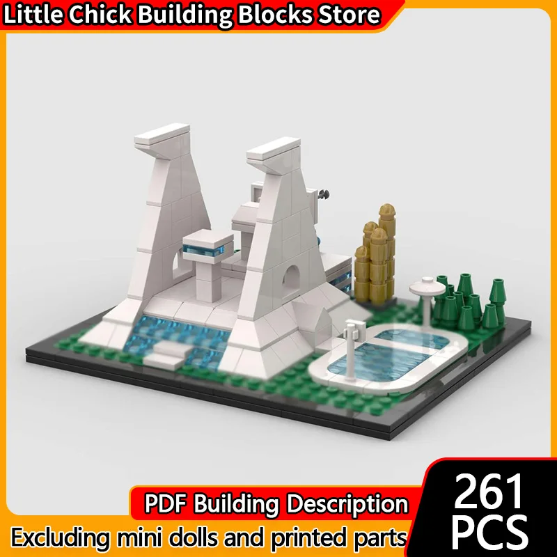 

Популярная аниме-модель MOC, строительные кирпичи, институт науки, модульная технология, детские праздничные подарки, сборные игрушки, костюм