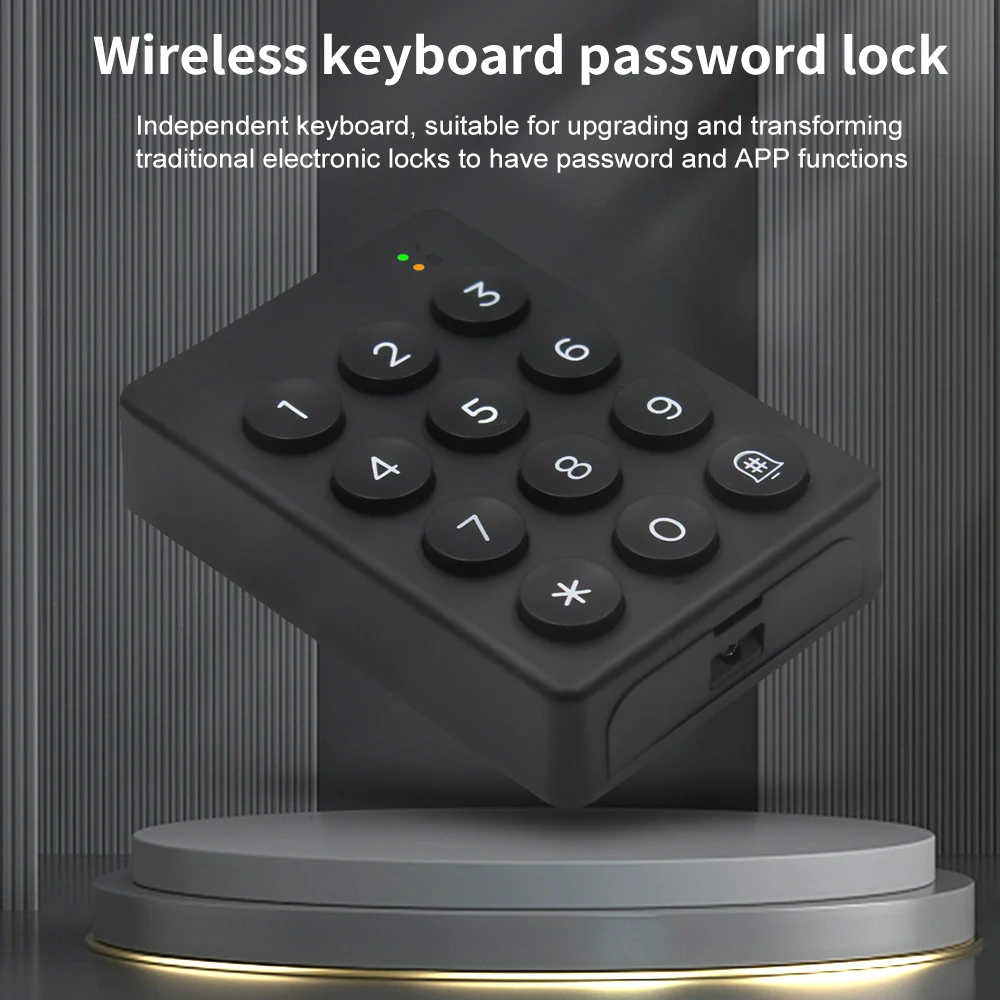 TTLOCK App Wireless Digital Keypad Reader Door Opener Work With TTLOCK Bluetooth Smart Devices and Fingerprint Smart Door Locks