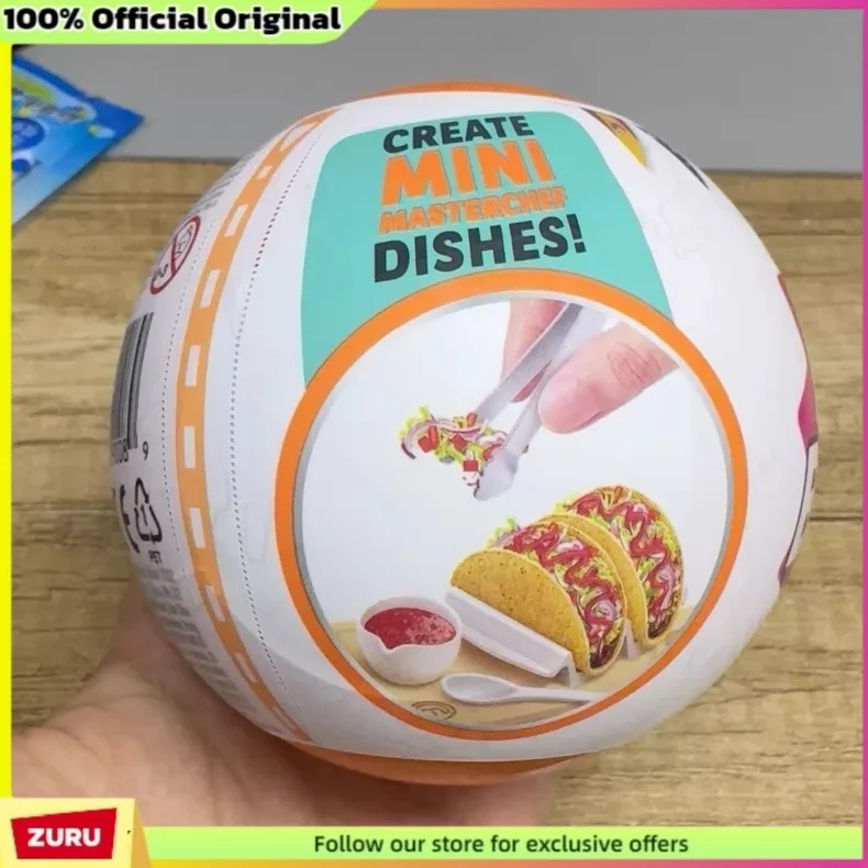 

Zuru Mini Brands Masterchef Create Creations Series 2 Diy Miniature Food Surprise Ball Collectible Toys For Hobby Collectors