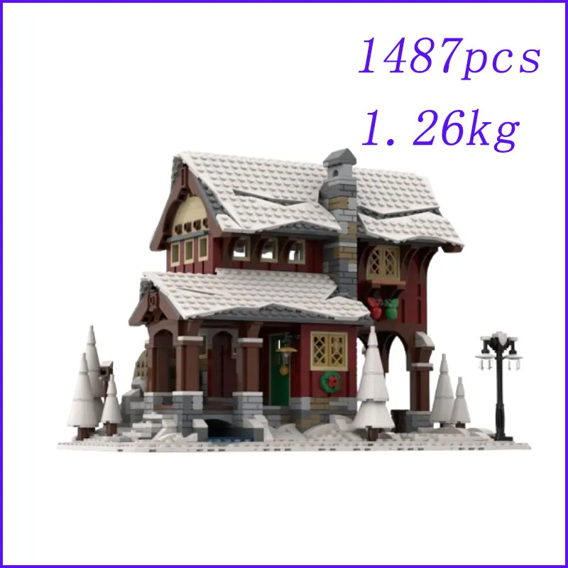 مكعبات بناء تجميع الجسيمات الصغيرة MOC-61103 199764 19433 137972 103249 105637 لعبة بناء حديثة ثلاثية الأبعاد