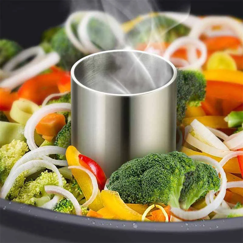 Steam Divider Stainless Steel Cooking Cavity Divider Multipurpose Steam Chimney Distributor For Varoma Thermomix Tm5 Tm6 Tm 31