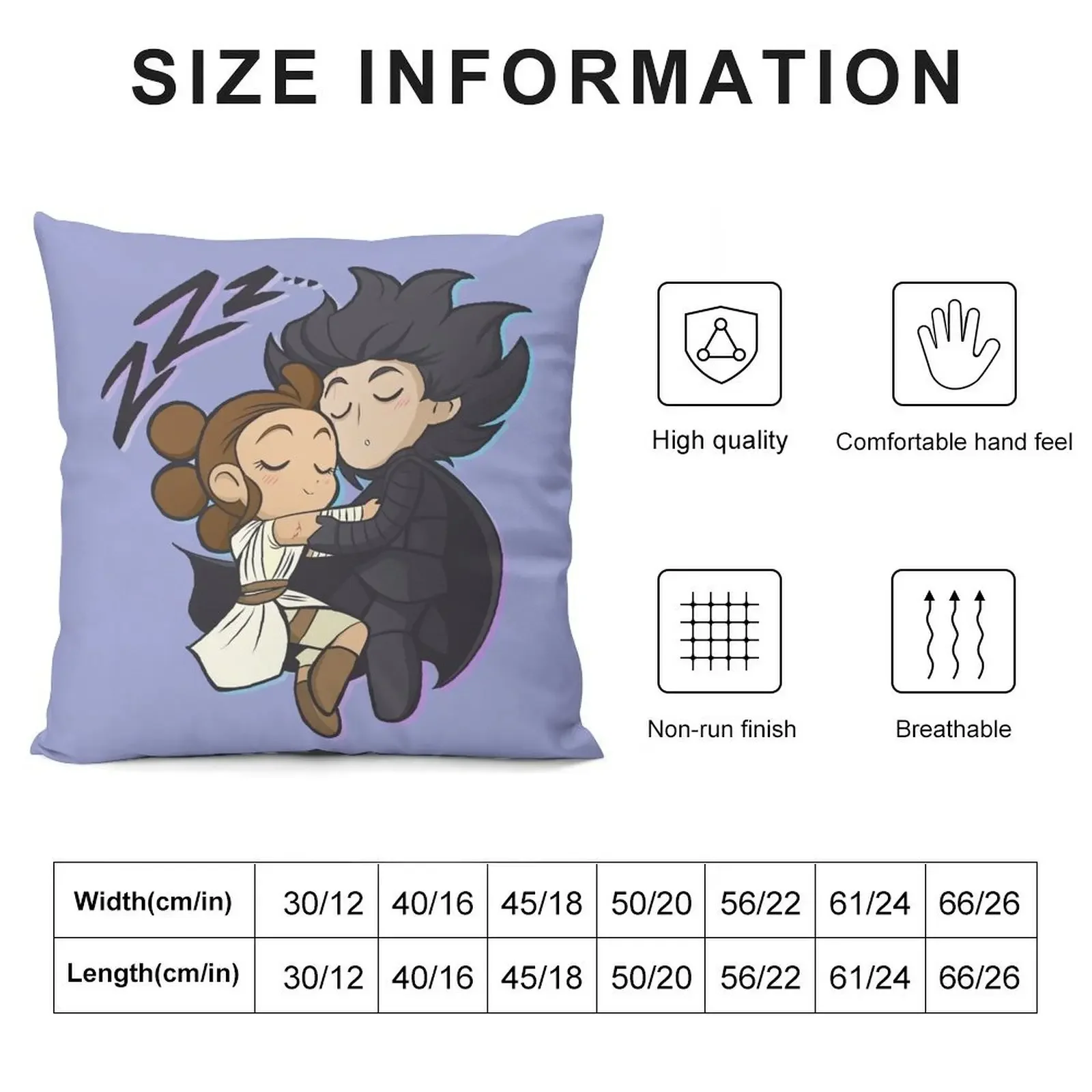 Space Sweethearts - Sleepy Nap Time - Chibi Cuties Throw Pillow Pillow Cases Throw Pillow Covers Room decorating items