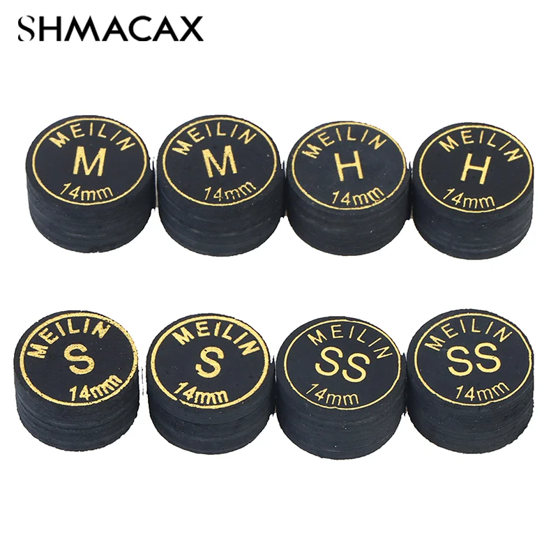 رأس عصا من جلد الخنزير ، بلياردو ياباني ، 9 طبقات سنوكر ، جودة ، 14 * ، 2 * لكل حصة