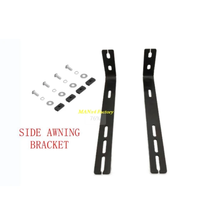 

Side awning bracket for aluminum roof rack not sold separately