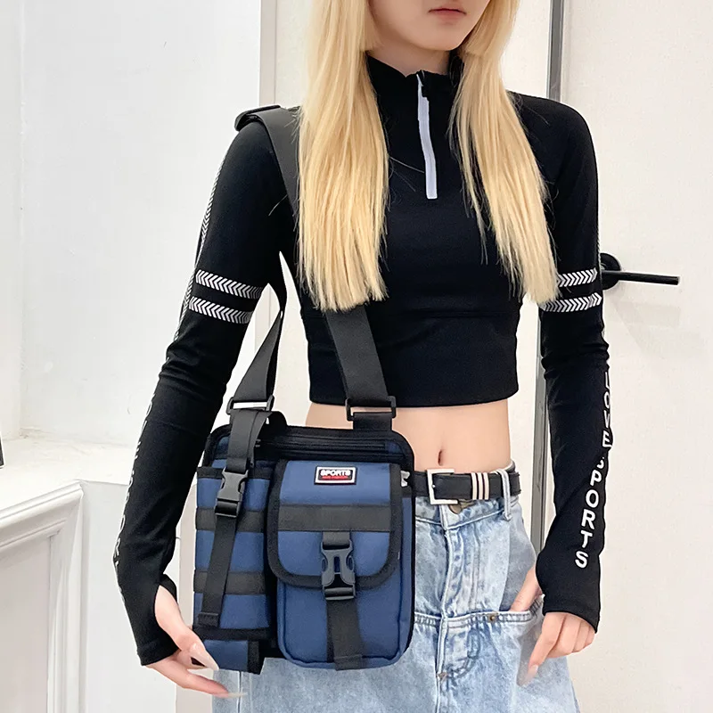 

Мужская сумка через плечо из ткани Оксфорд для мобильного телефона на открытом воздухе, многослойная сумка для отдыха, путешествий, деловой столовой, набор