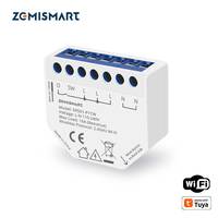 Zemismart 16A WiFi Smart Relay with Power Monitor, Mini Size Switch Module,Compatible with Tuya Smart Life APP