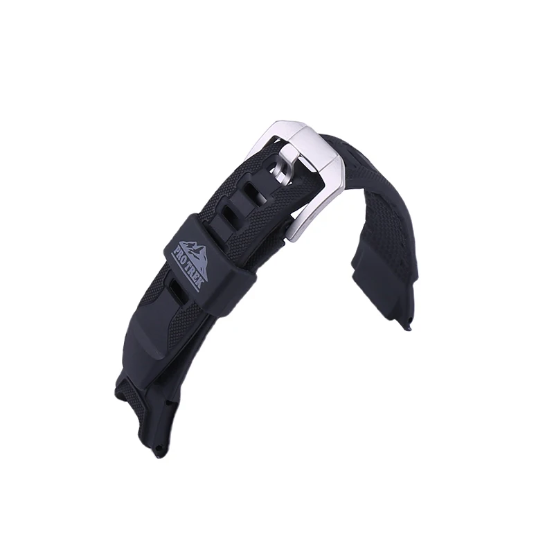 Men's Resin Watch strap accessories compatible for Casio PRG-110 PRW-1300Y PAW-1300 women's rubber Sport waterproof Wristband