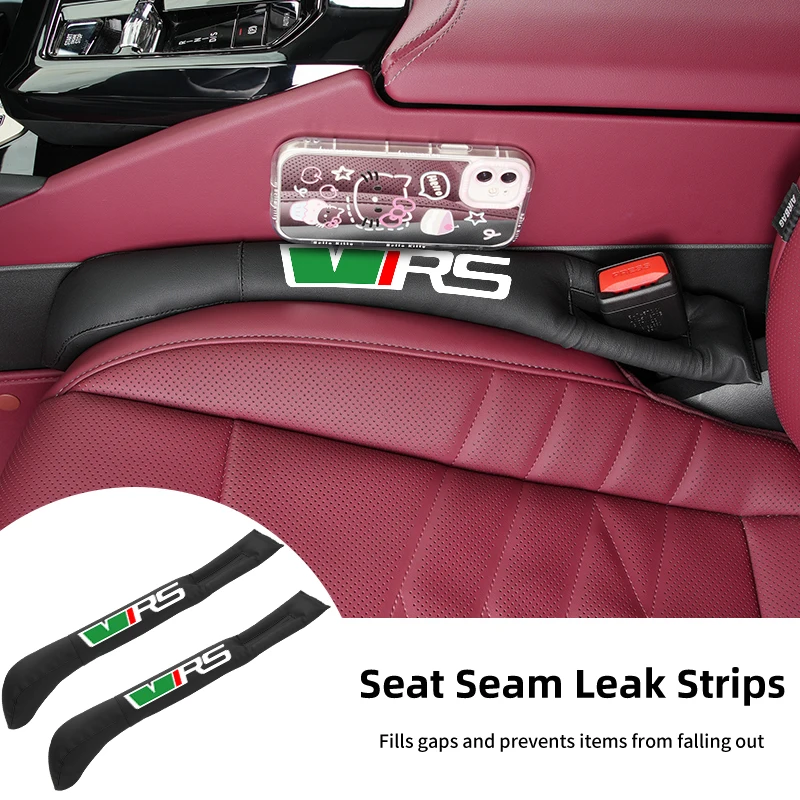Car Seat Gap Storage Box Seam Filler Strip Leak Plug Accessories For Skoda VRS S Kodiaq RO Kodiaq Elroq Kylaq Kamiq Enyaq