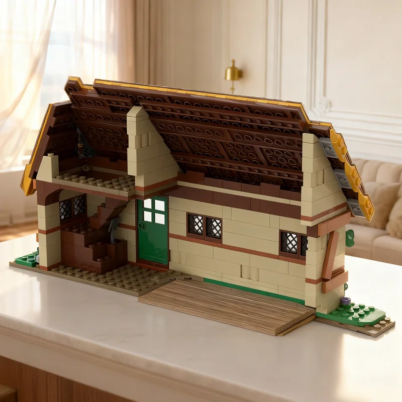 

Набор из 495 деталей MOC: Домик с ограждением, совместимый с конструктором Disney, креативный подарок, декор для самостоятельной сборки, премиум-класс для взрослых