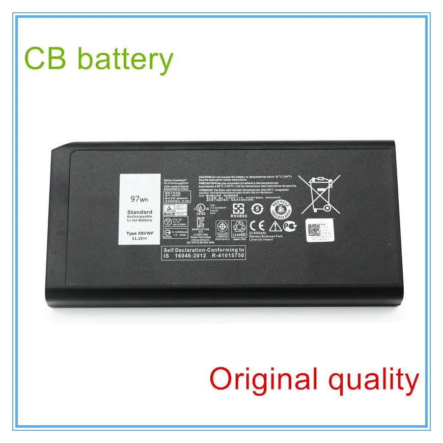 

11.1V 97WH Original laptop battery for 4XKN5 X8VWF XN4KN YGV51 453-BBBE E5404 E7404