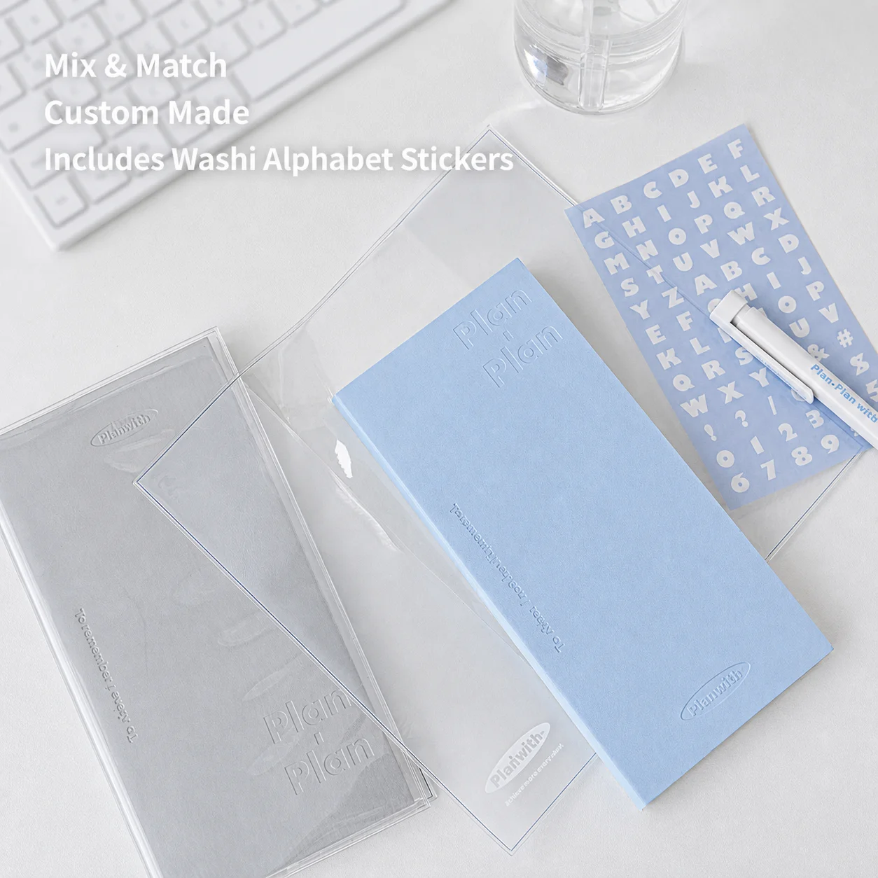 Productivity Notebook Water-Resistant Pu Cover Planner Time Management Journal Undated Daily Planner Notebook For Habit Tracking