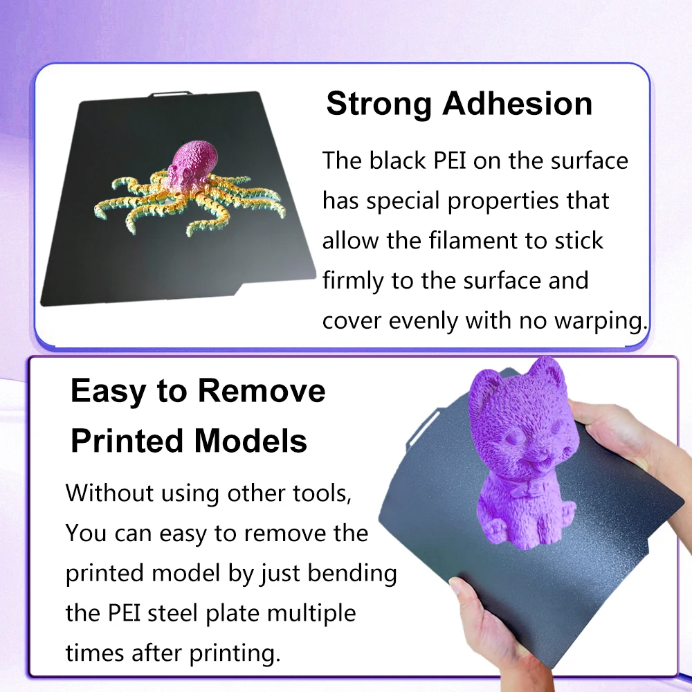 X1C P1P P1S A1 X1 Build Plate for Bambu Lab Plate Smooth PEI Sheet PEO PET for Bambulabs x1 p1p 3D Printer Heatbed Build Plate