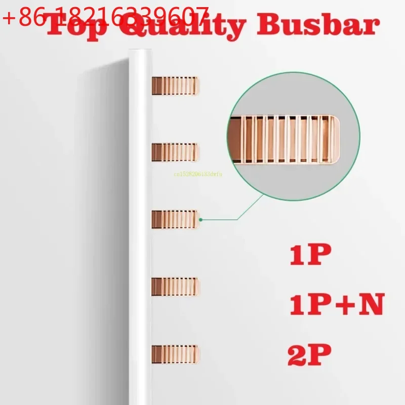 ＹＡＯ　Top Quality Busbar 1P 1P+N 2P Circuit Breaker Connection Block Wiring Copper Bar Section Guide Rail 6 8 10 12 16 20 26 Circu