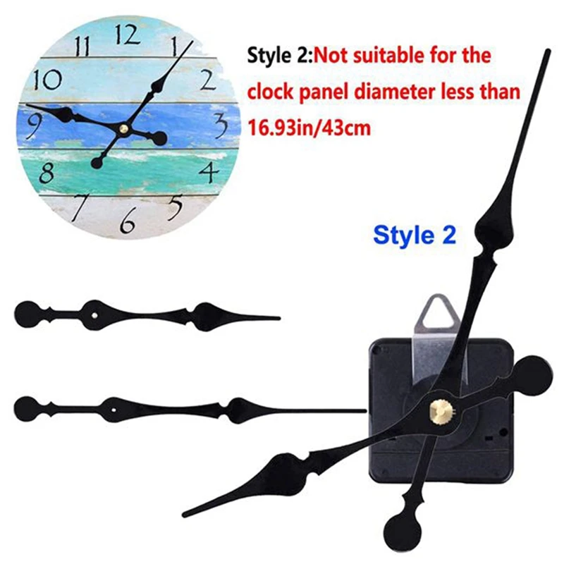 A21I-16Mm Quartz DIY Wall Clock Motor Kit Movement Mechanism Big Spade Clock Parts Repair Replacement Movement