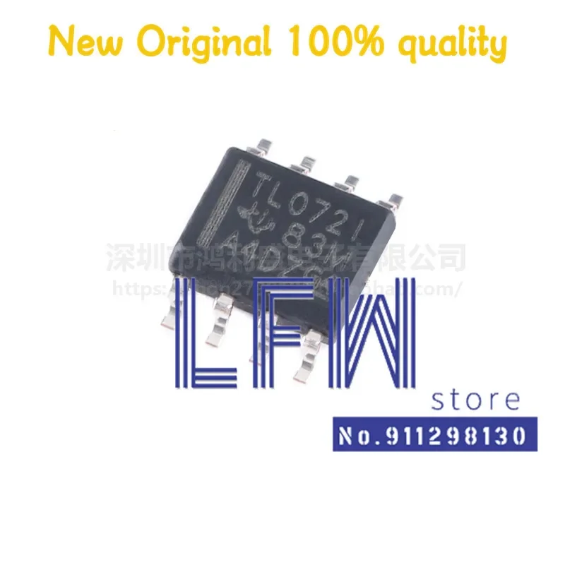 10pcs/lot TL072IDR TL072I TL072 072I SOP8 Chipset 100% New&Original In Stock