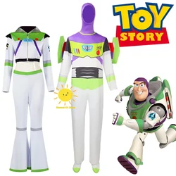 BEAST KINGDOM Anime Buzz Lightyear Cosplay Costumes Toy Story Cosplay Bodysuit Wing Suits Disney Jumpsuits Halloween Party Adult