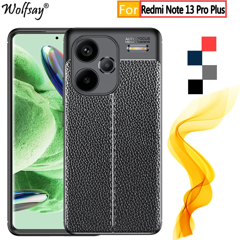 For Redmi Note 13 Pro Plus Case For Redmi Note 13 Pro Plus Rubber Housings Leather Silicone Case For Redmi Note 13 Pro Plus Case