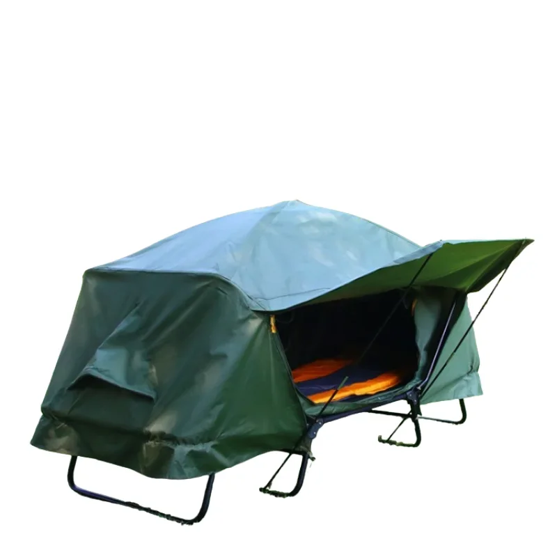 

Outdoors Picnic Camping Tent Thickening Oxford Warm Windproof and rainproof Single and Double Person Off Ground Tent