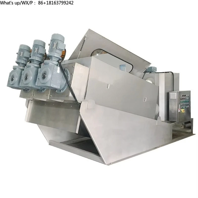 Schroefpers Slib Ontwatering Riolering Machine Apparatuur voor Afvalbehandeling