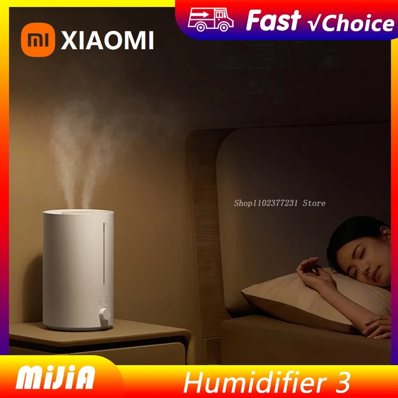 

НОВЫЙ увлажнитель воздуха Xiaomi Mijia 3, 350 мл, увлажнение, 4,5 большой емкости, изысканный генератор тумана, добавление воды, контроль влажности дома