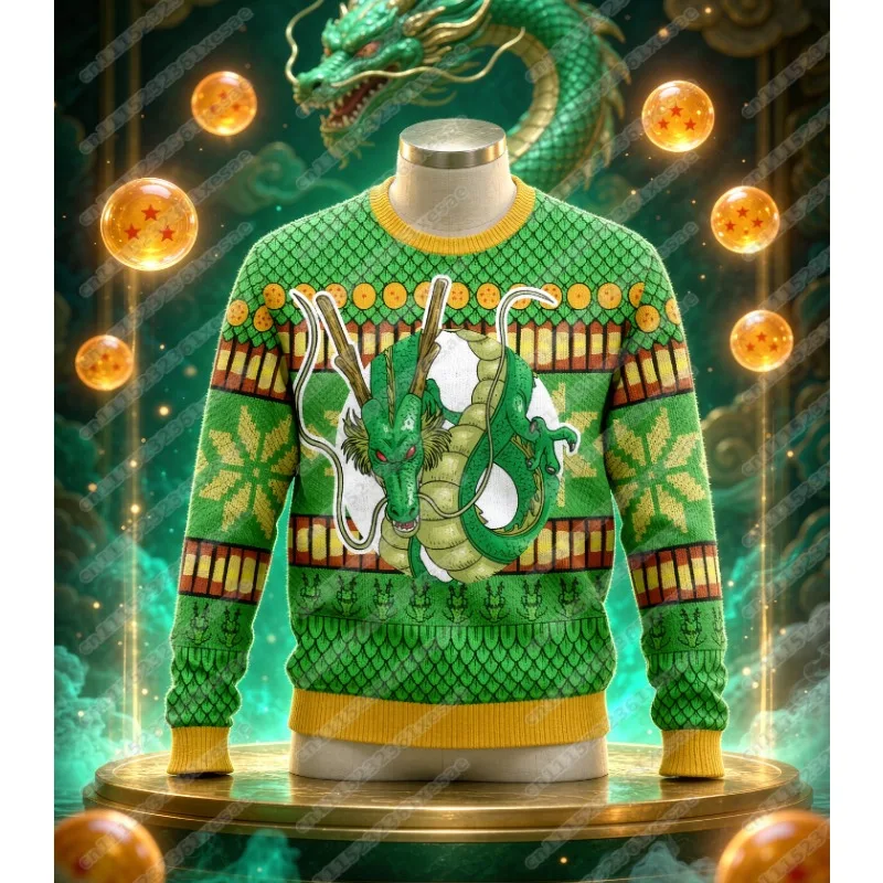 Dragon Ball Super Football Shirt, Anime 3D Printed Long Sleeve Shirt, Breathable Quick Drying Sports Hoodie, Family Style12