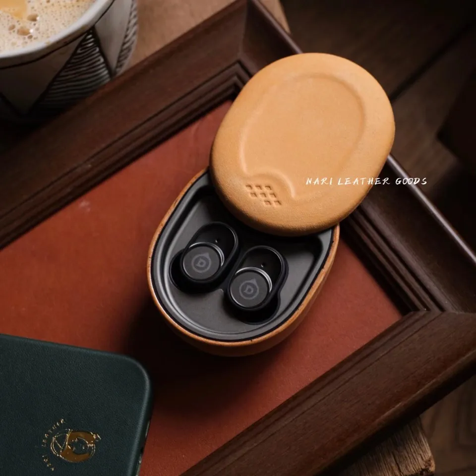 Handcrafted multicolor Genuine leather for the Devialet Gemini earphones full cover with customized free printing alphanumeric