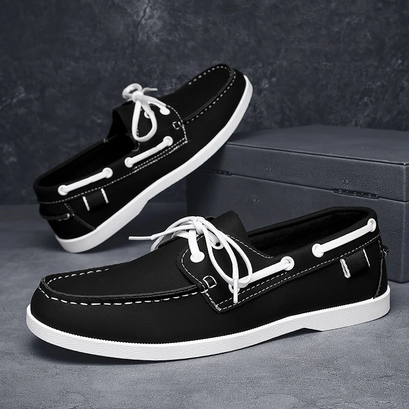 

YRZL Men's Loafers Casual Shoes Comfortable Lightweight Slip On Breathable Walking Shoes Anti Slip Male Footwear Leisure Shoes