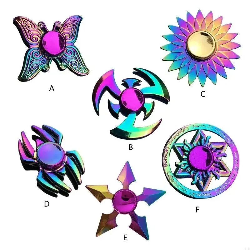 Metal Spinning Tops High Speed Rotary Finger Spinner Toy for Adults Kids Party Favor Decompression Fingertip Toy