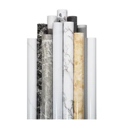 40cm Waterproof Wallpaper Self Adhesive Kitchen Oil-proof Countertop Tile Cabinetry Marble Sticker for Tabletop