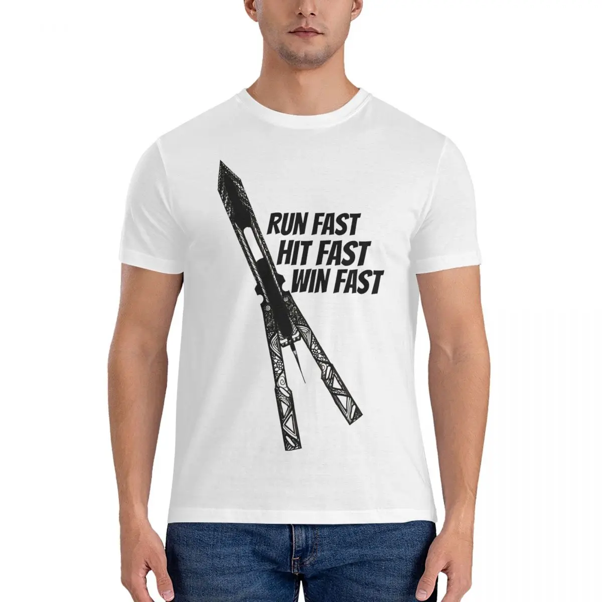 

Octane S Heirloom - Butterfly Knife 100% Cotton Vintage T-Shirt Crew Neck Apex Legends Tees Short Sleeve Clothes Gift Idea