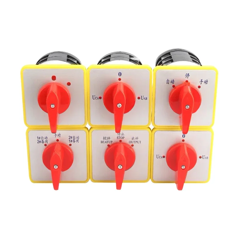 

Универсальный переключатель DELIXI LW5D-16, поворотный переключатель AC380V/DC220V, контакт из чистого серебра, 16A