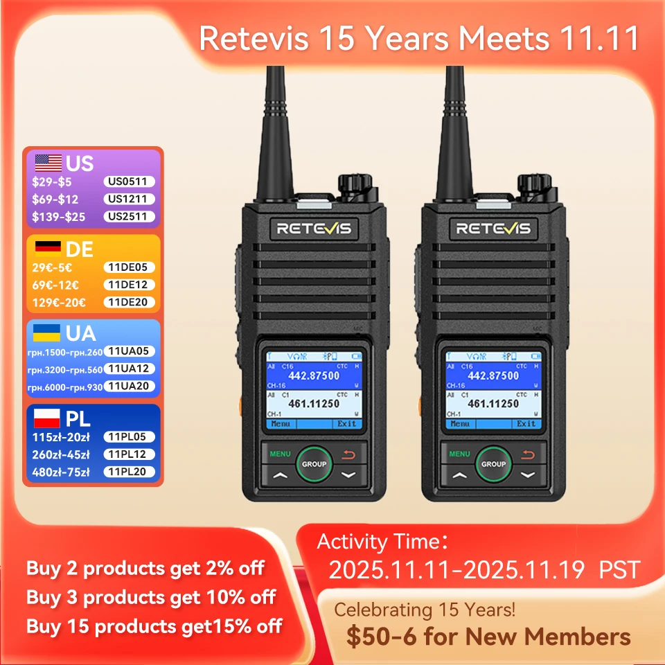 retevis-rb658-uhf-walkie-talkies-bluetooth-app-programming-long-range-radio-ai-noise-reduction-walkie-talkie-for-hotel-school