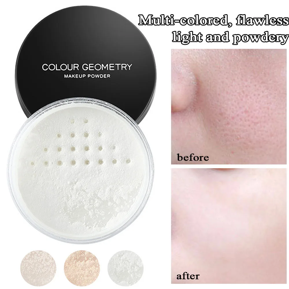 3 Colors Mineral Face Powder Oil Control Translucent Setting Powder Full Coverage Waterproof Face Powder Makeup Products