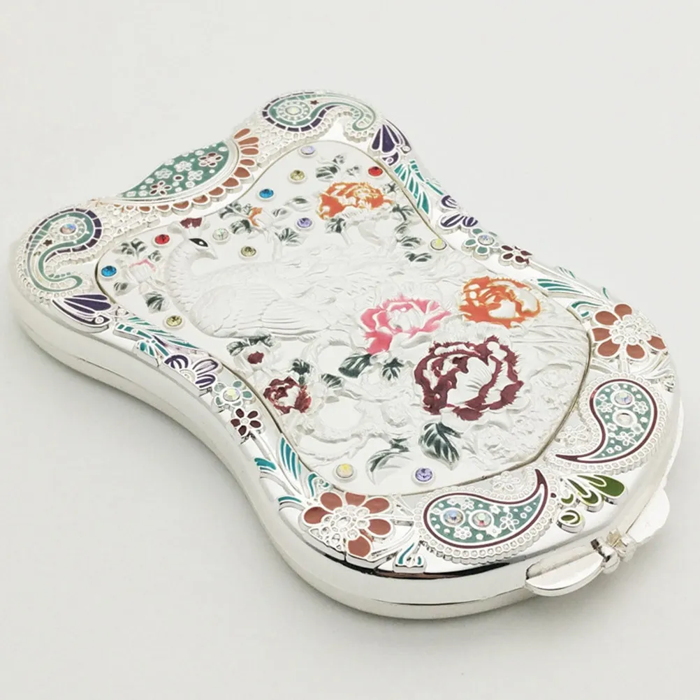 

Compact Folding Mirror Mothers Day Travel Hand Held Purse Pocket Handbag Credit Card