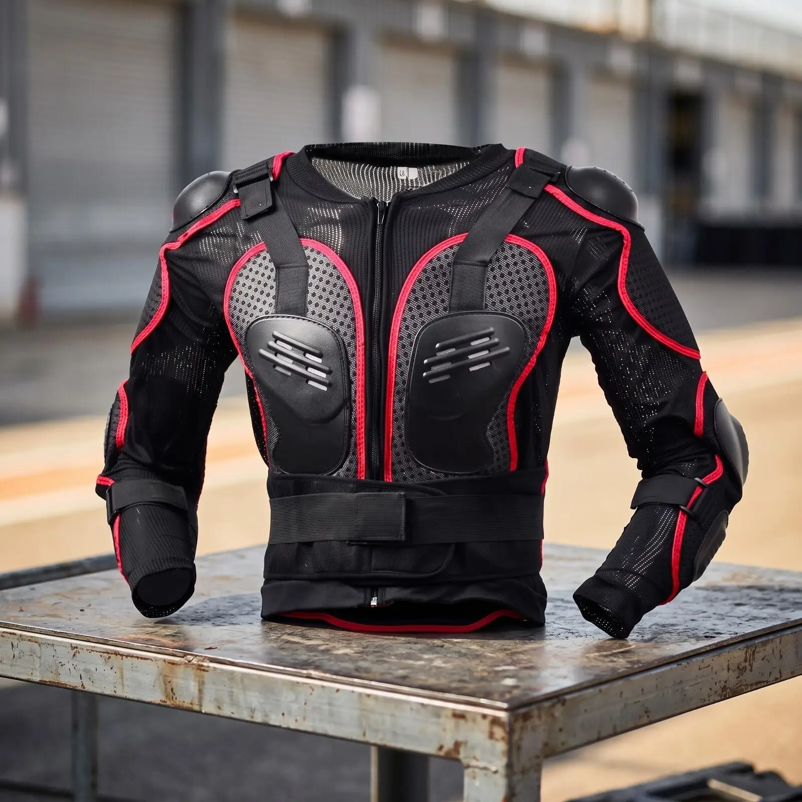 summer-motorcycle-protective-jacket-with-front-zipper-and-adjustable-fit-for-dirt-bike-adventure-riding
