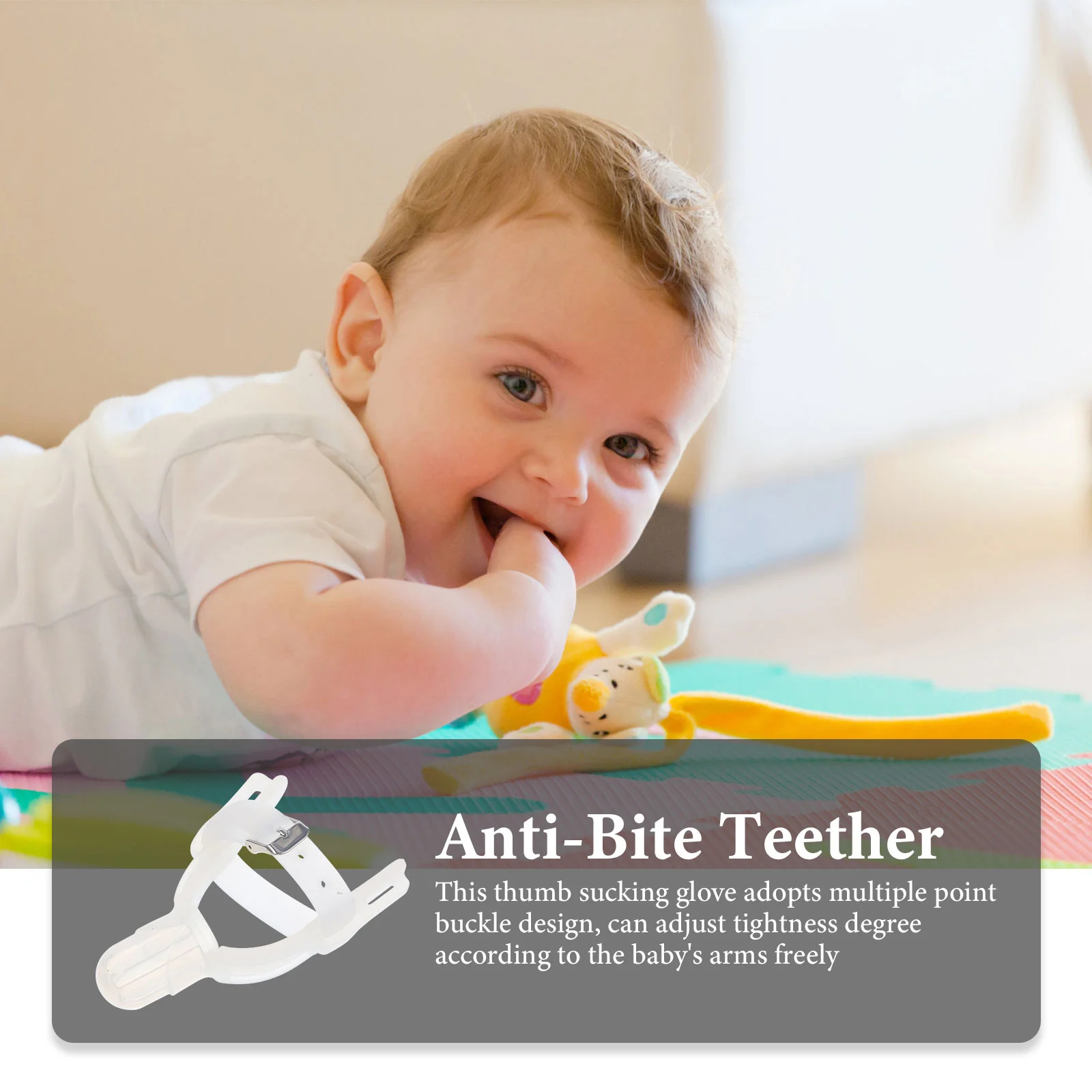 2 Pcs Baby Finger Teether Anti-Bite Thumb Cover Forefinger Protector Child