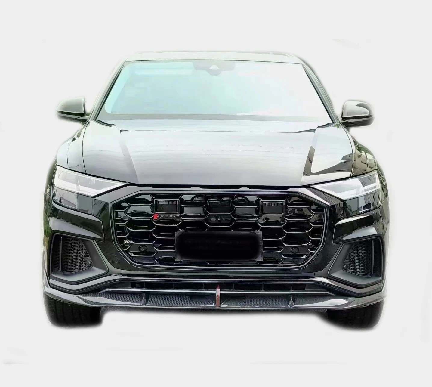 

Body kit for Q8 RSQ8 R-style facelift carbon fiber front bumper lip grille rear diffuser