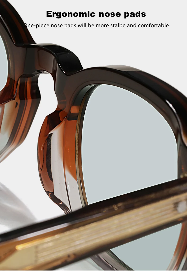 Klassische Acetat-Sonnenbrille für Damen SUNSHADR ZEP Luxusmarke Top-Qualität Designer Handgefertigte UV400 Herren-Sonnenbrille kann graviert werden – Detail 7