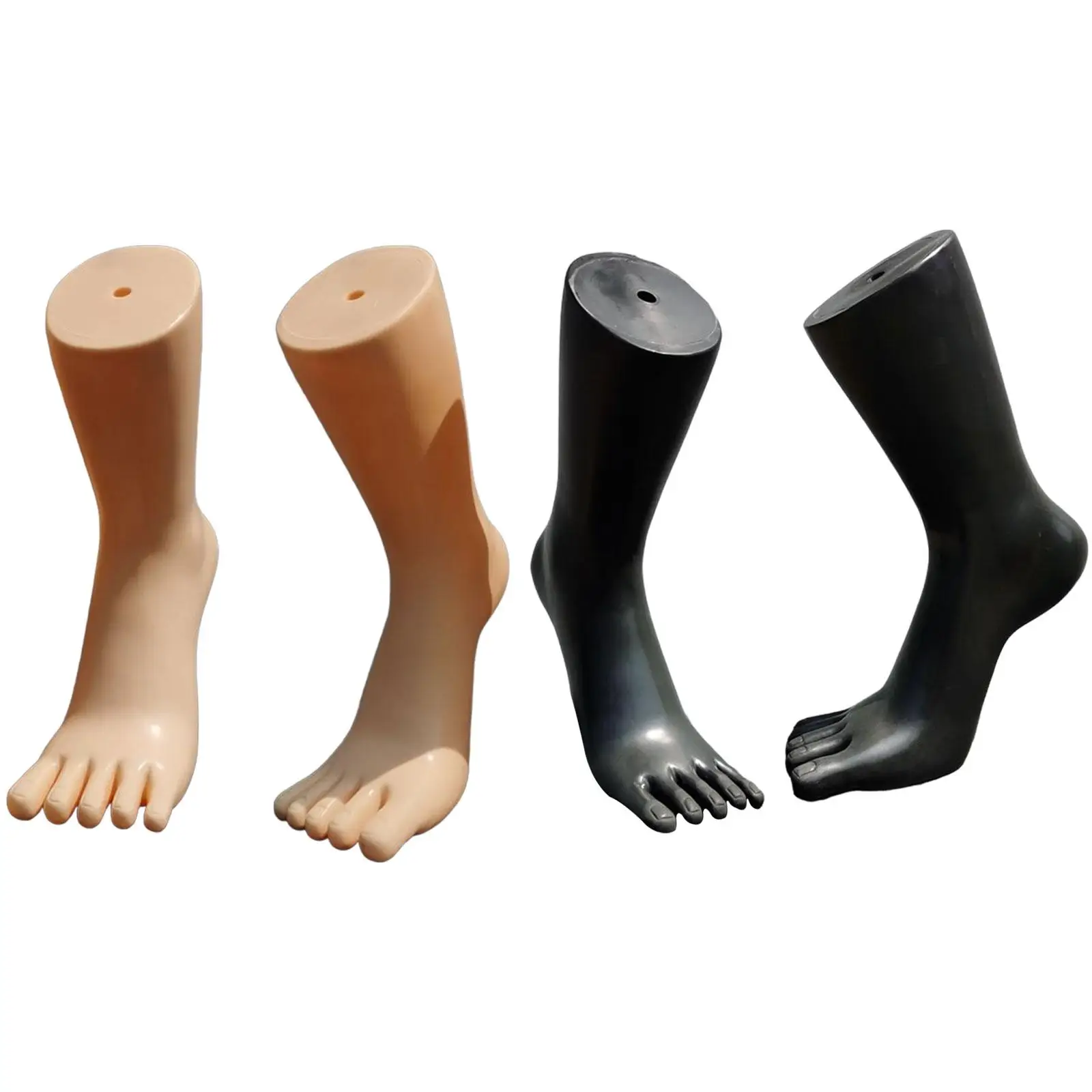 Mannequin Foot Toe Separate Jewelry Display Stand Simulation Foot Model Sock Display for Shop Retail Ankle Bracelet Socks Chains