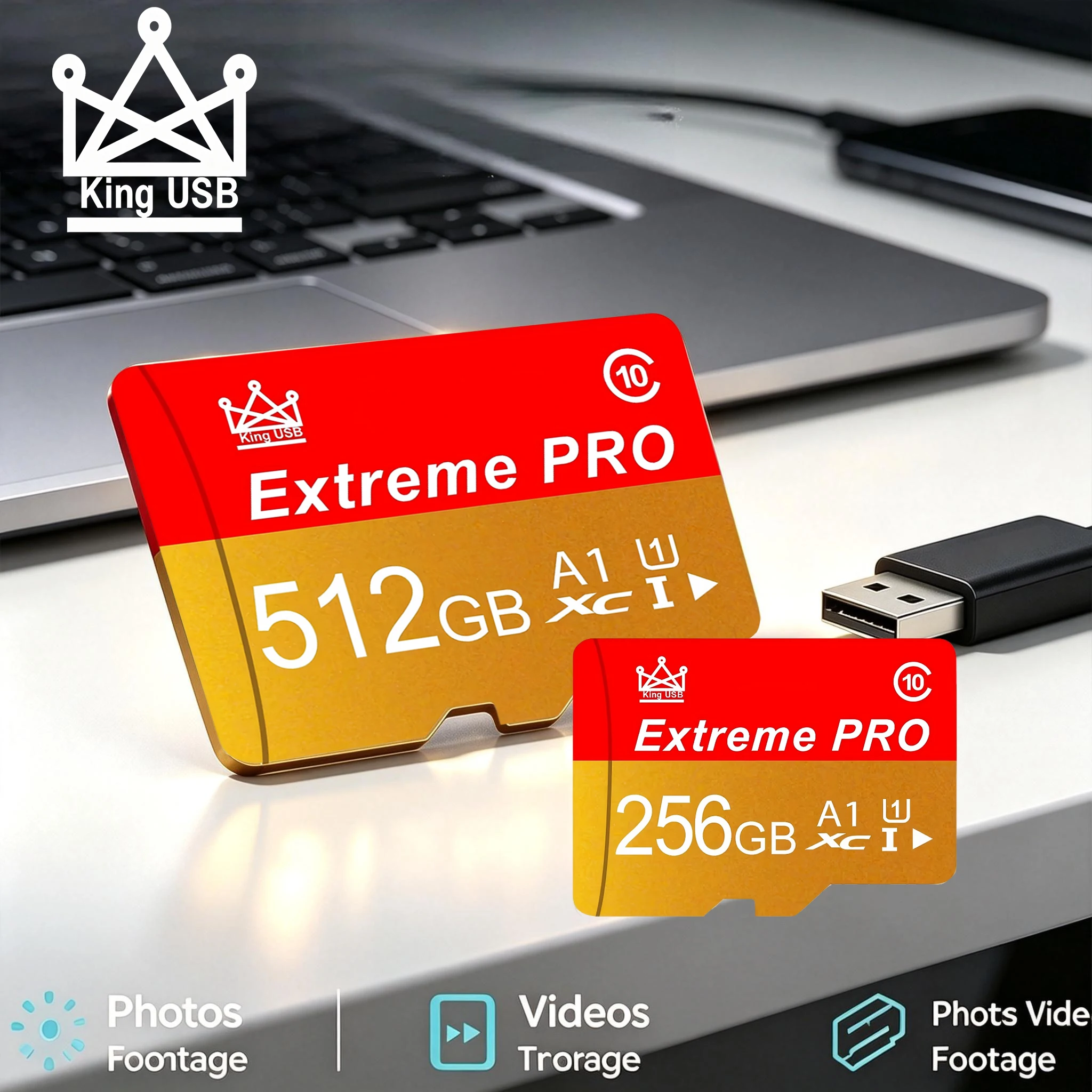 Durable TF Cards Memory Card SD Cards 64G/128G/512GB Robust HD A2 V10 Quick Read Quick Write For Gaming Console VR Headset