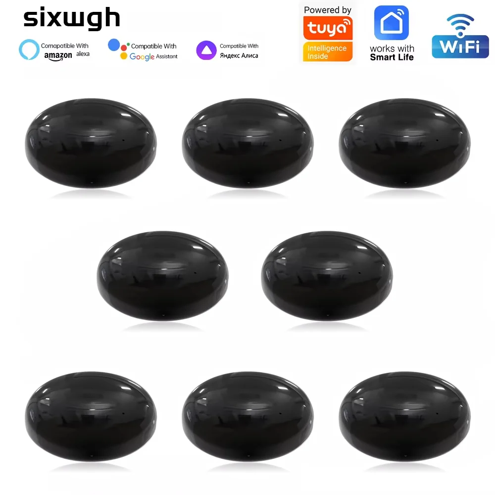 

SIXWGH Smart Home WiFi Voice Control Air Conditioner Alexa Google Home TuyaApp Compatibility Universal InfraredType-C Powered IR
