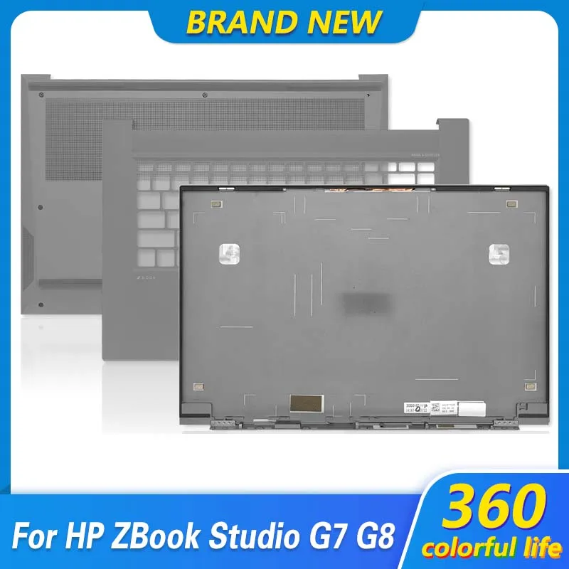 Original Top Case For HP ZBook Studio G7 G8 Laptop LCD Screen Back Cover Palmrest Bottom Case Upper Top Lower Case 95% New