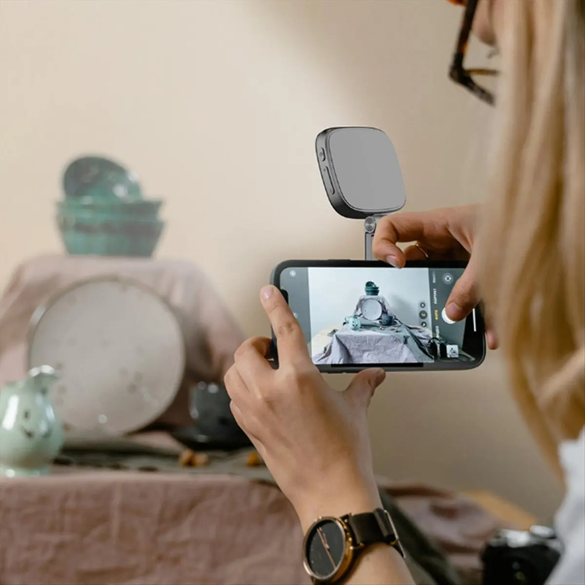 

M86K Mini Portable Outdoor Mini Selfie Fill Light Can Be Used for Mobile Phone Beauty Camera Mobile Phone Set Magnetic Light