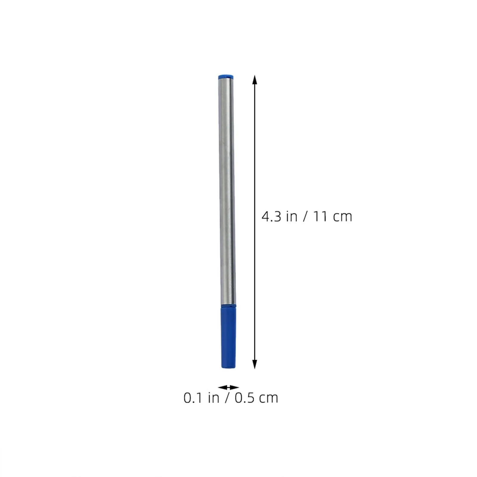 10Pcs High-Performance Metal Gel Pen Refills Smooth Consistent Flow Vibrant Ink for Note-Taking School Artistic Projects