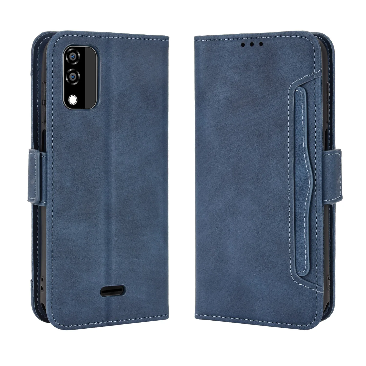 

Кожаный чехол с откидной крышкой для BLU C5 Max C270EQ, 5,7 дюйма, отдельный тип, магнитная кнопка, много слотов для карт, кошелек, предотвращение падения, искусственная кожа
